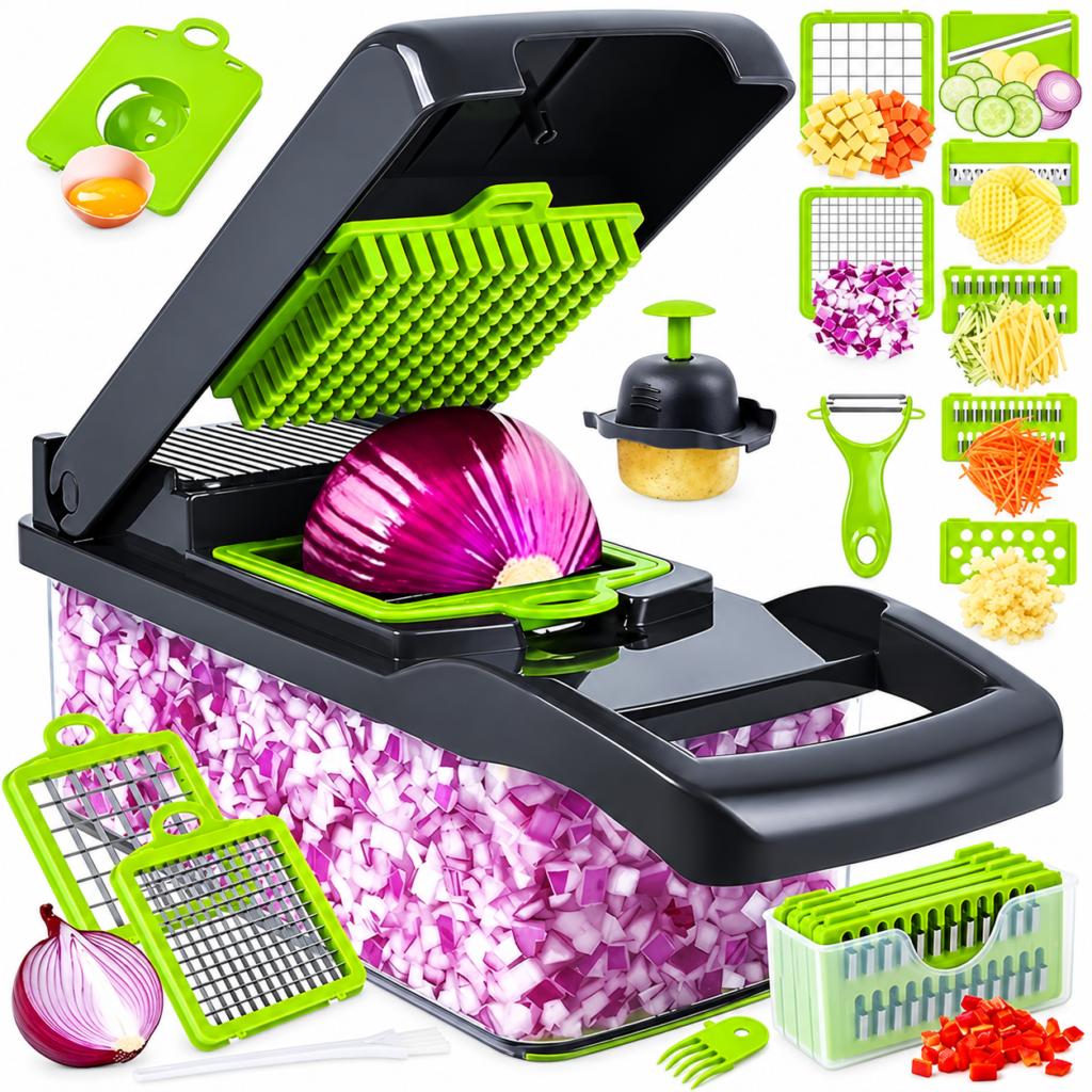 Vegetable Cutter, Chopper & Slicer